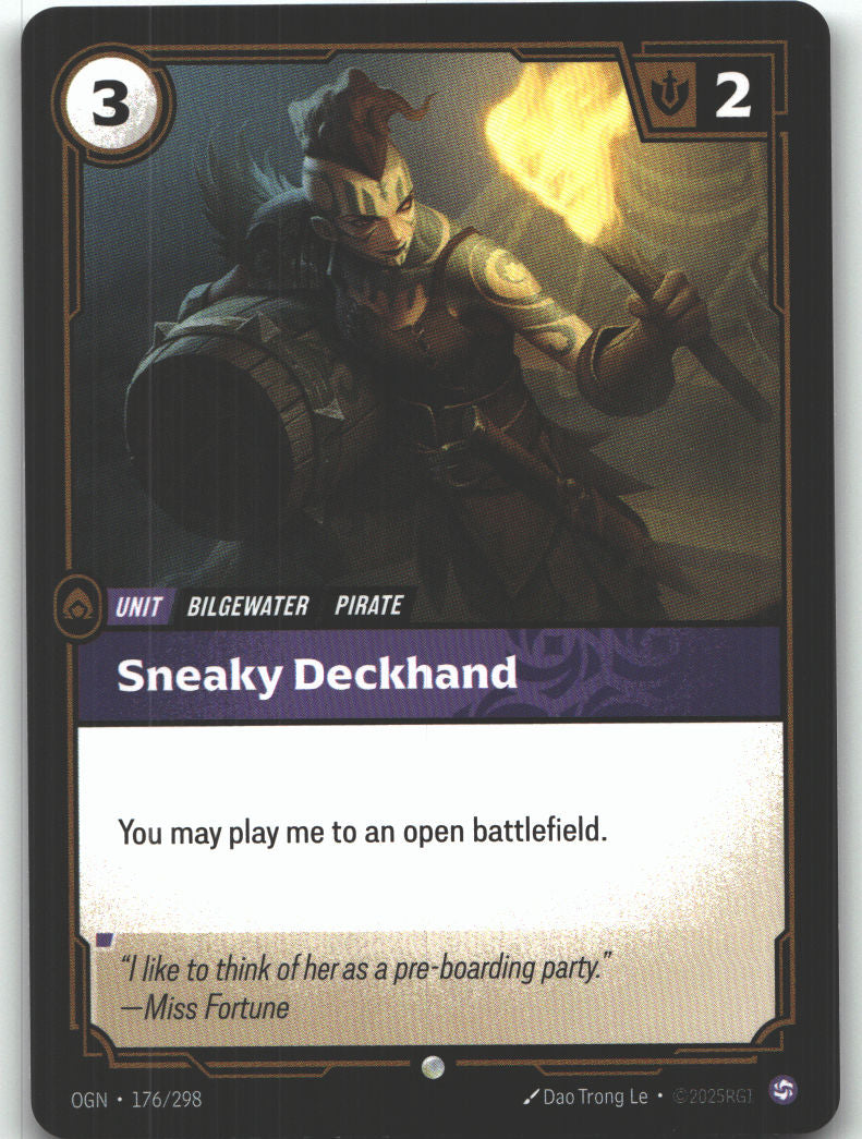 Sneaky Deckhand