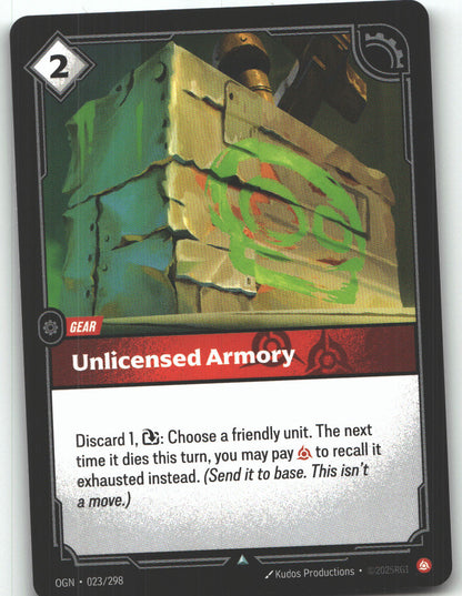 Unlicensed Armory