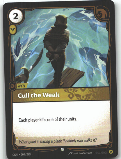 Cull the Weak