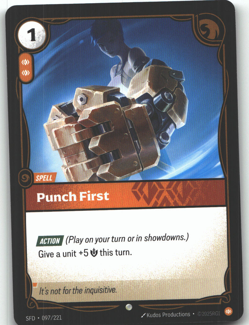 Punch First