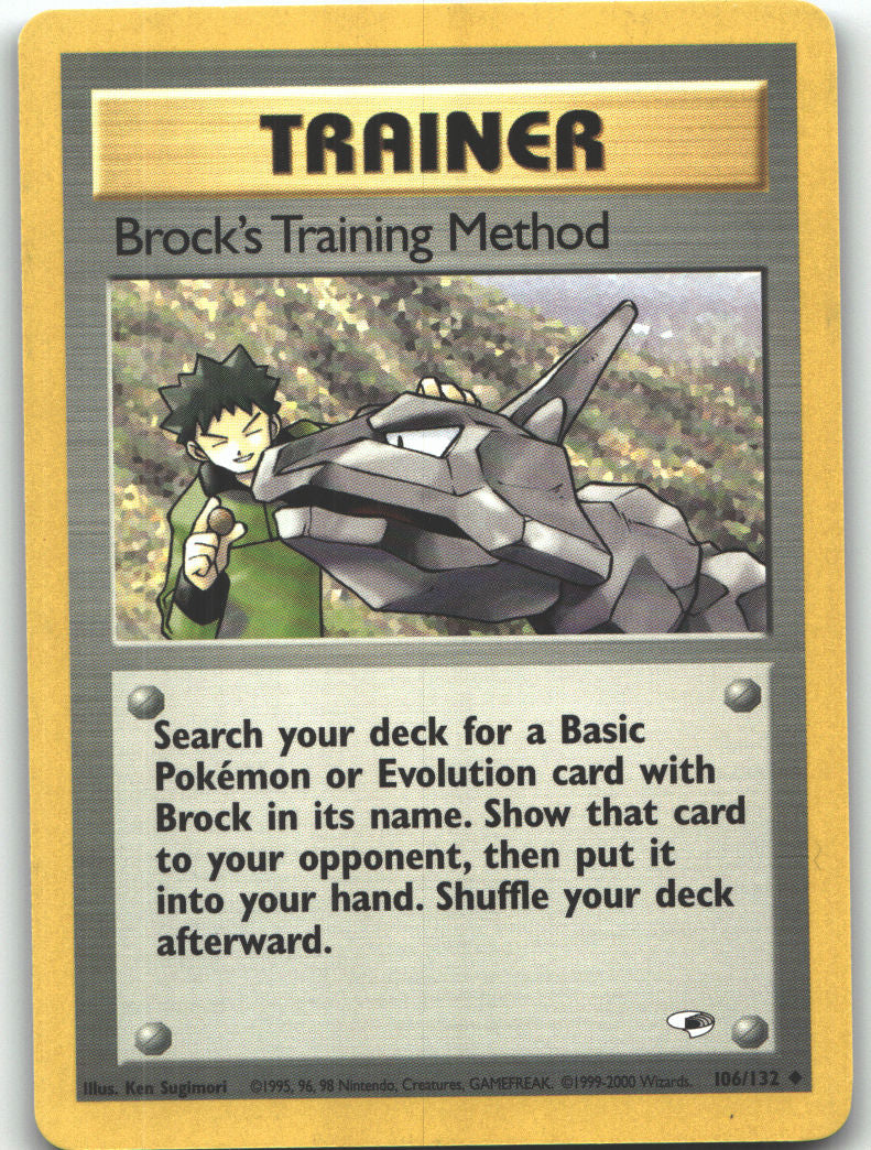 Brock's Training Method
