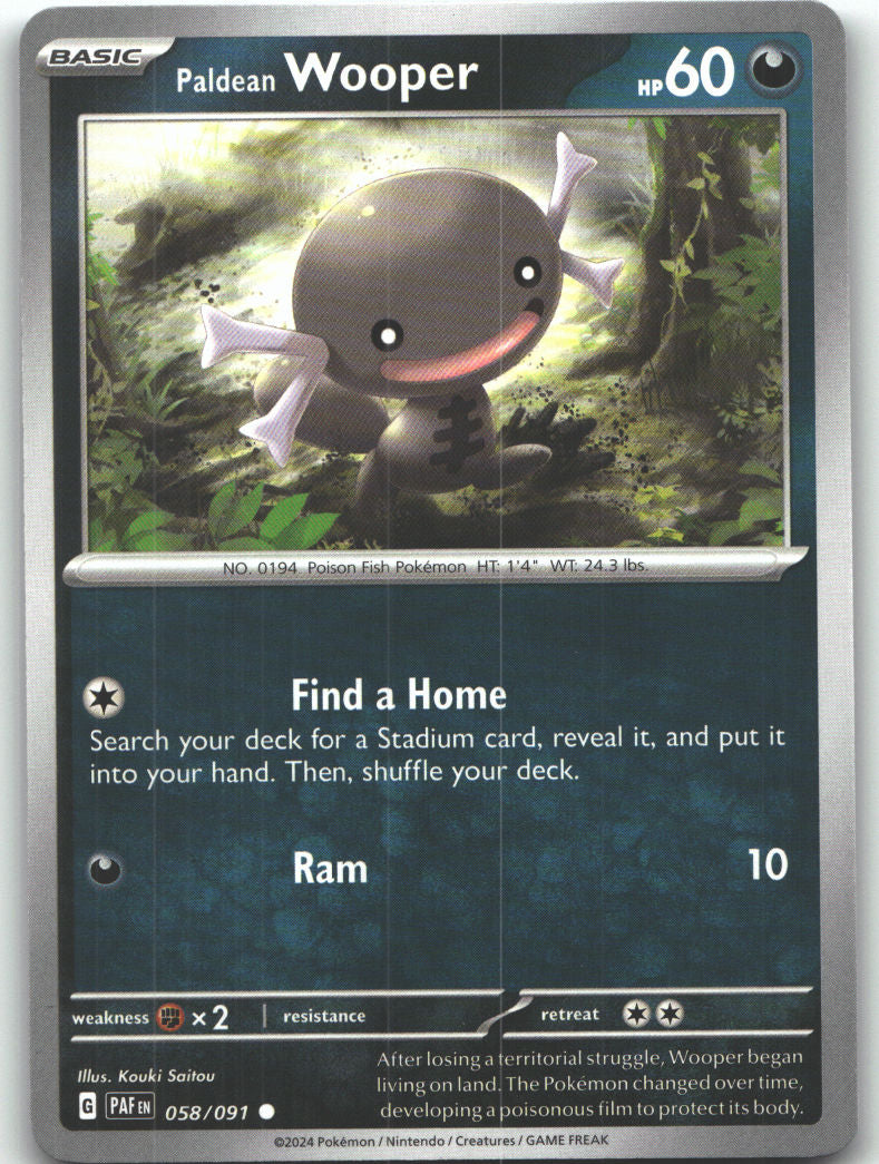 Paldean Wooper - 058/091