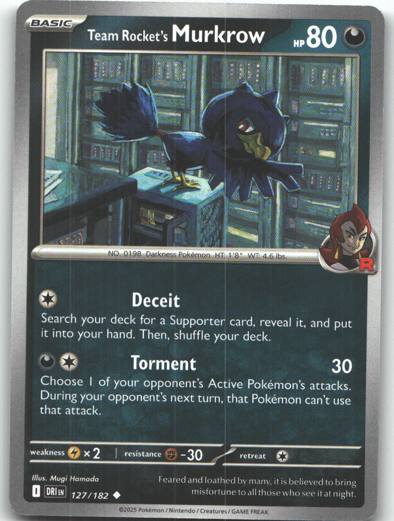 Team Rocket's Murkrow - 127/182
