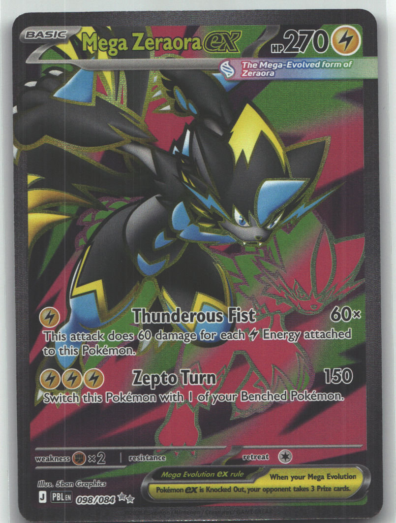 Mega Zeraora ex - 098/084