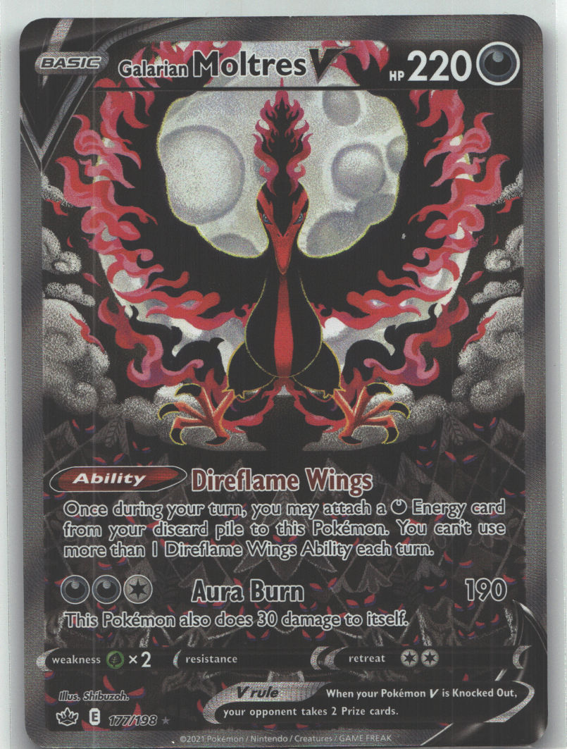 Galarian Moltres V (Alternate Full Art)