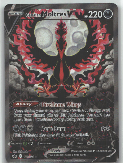 Galarian Moltres V (Alternate Full Art)