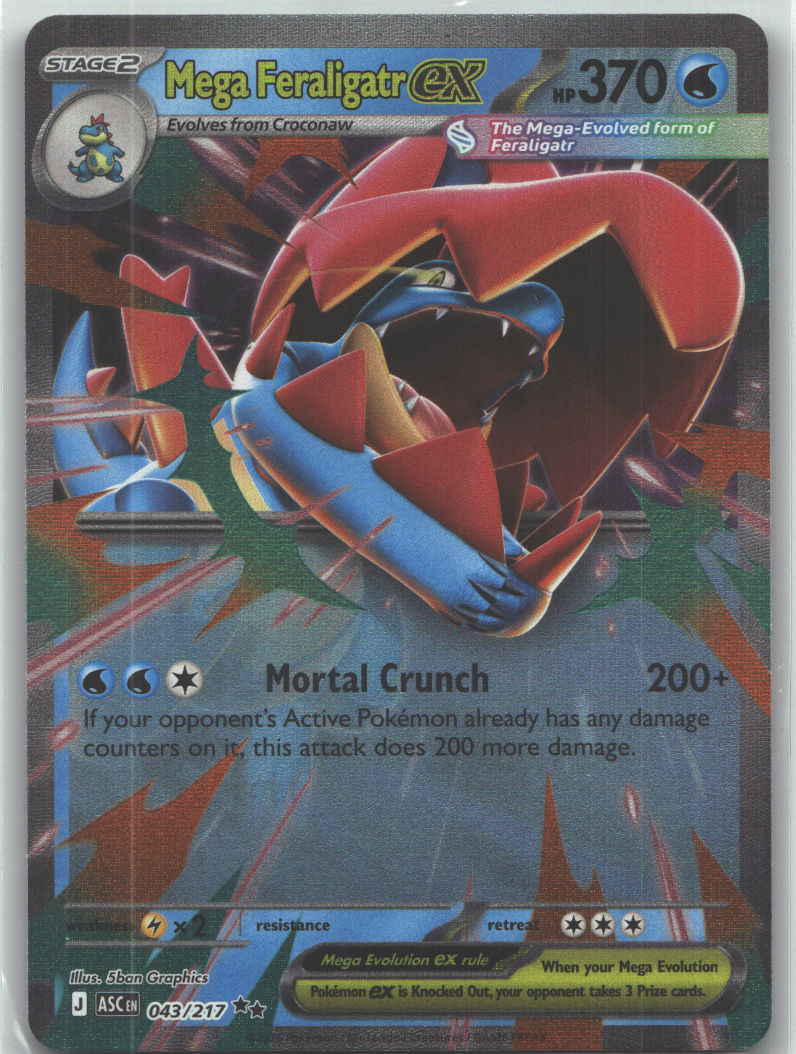 Mega Feraligatr ex - 043/217