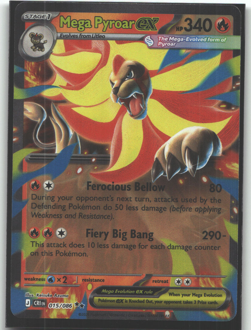 Mega Pyroar ex - 015/086