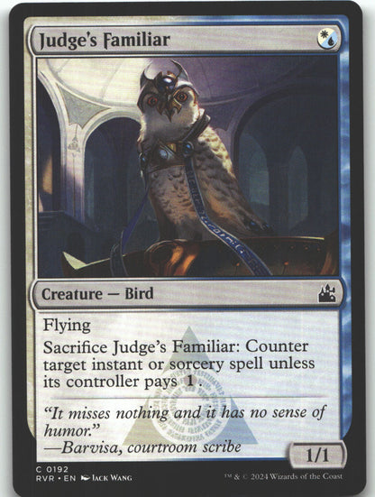 Judge's Familiar