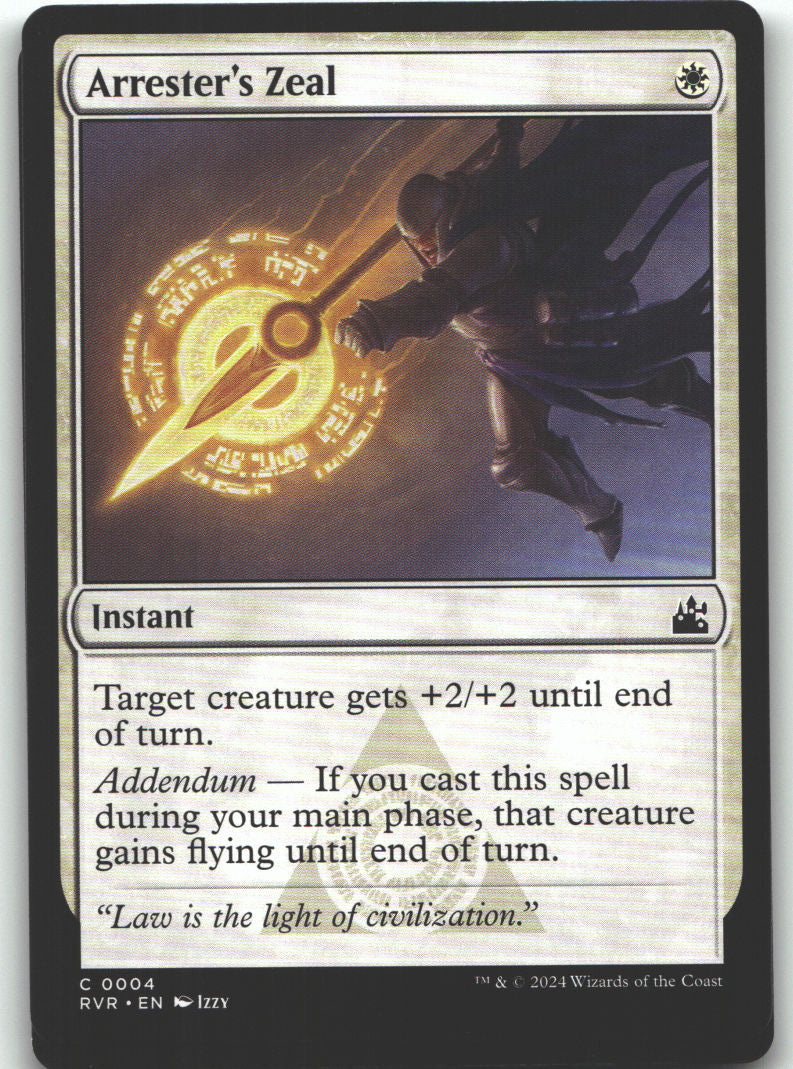 Arrester's Zeal