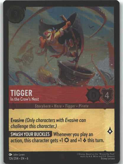 Tigger - In the Crow's Nest