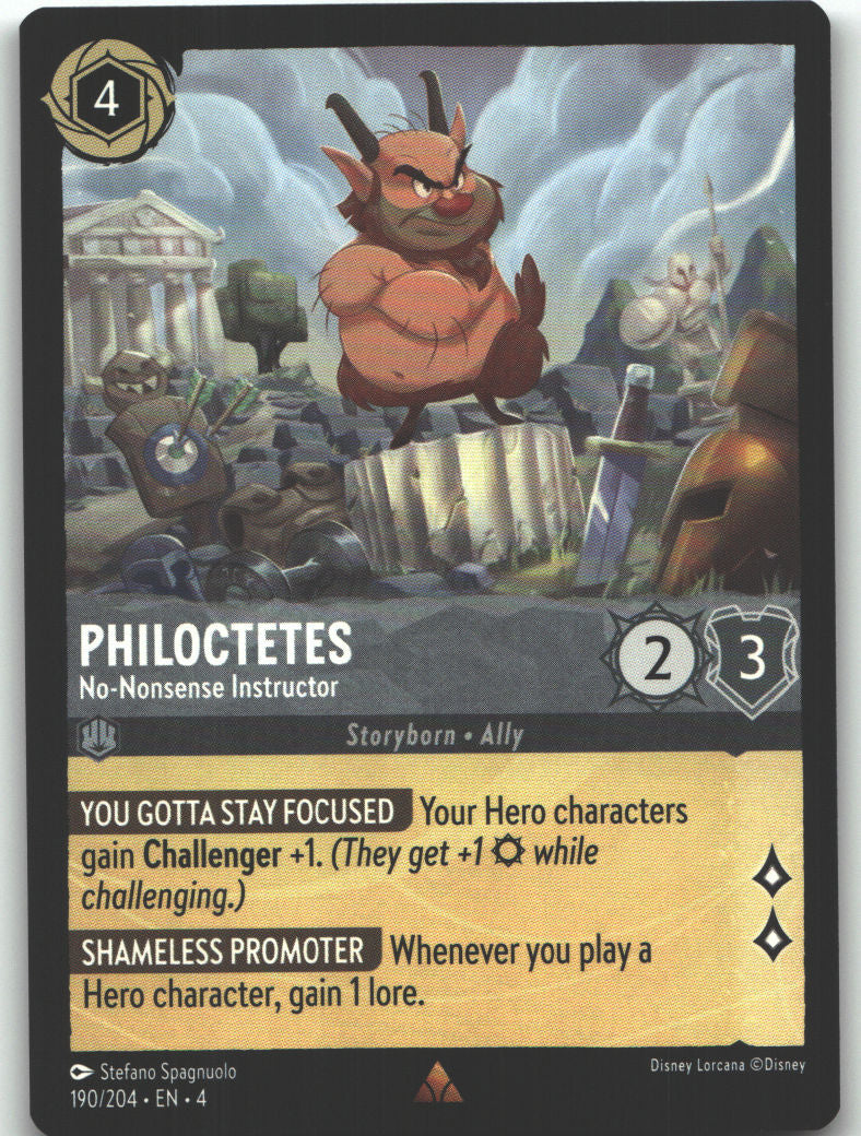 Philoctetes - No-Nonsense Instructor