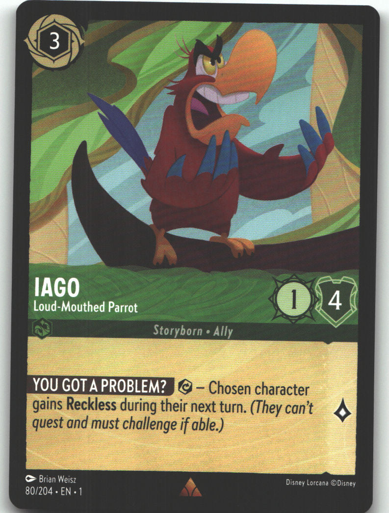 Iago - Loud-Mouthed Parrot