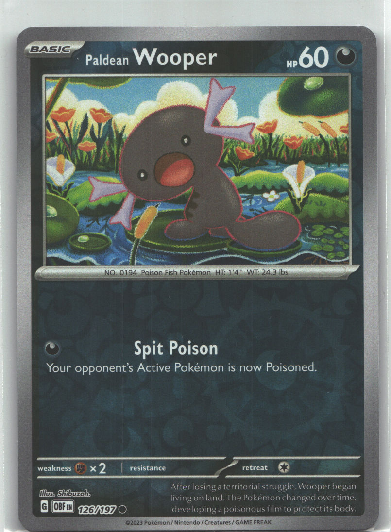 Paldean Wooper - 126/197