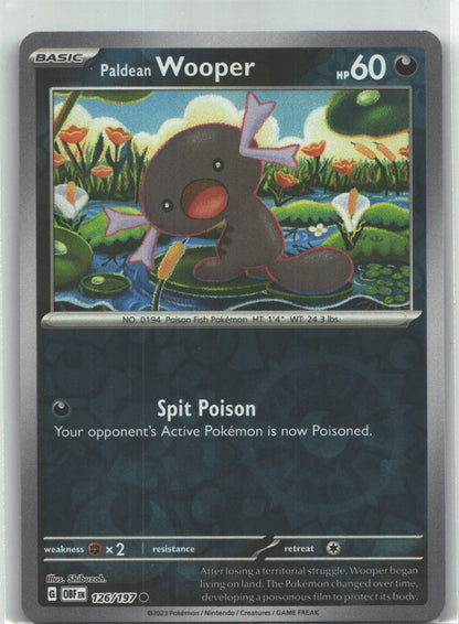 Paldean Wooper - 126/197