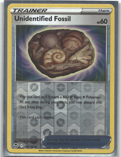 Unidentified Fossil