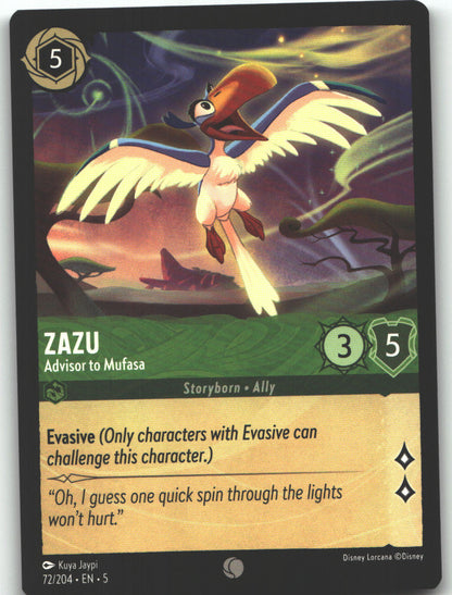 Zazu - Advisor to Mufasa