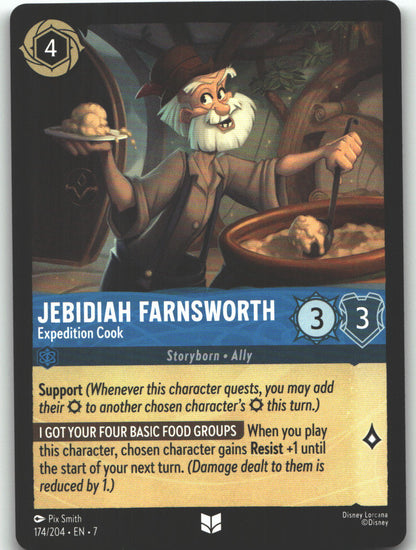 Jebidiah Farnsworth - Expedition Cook