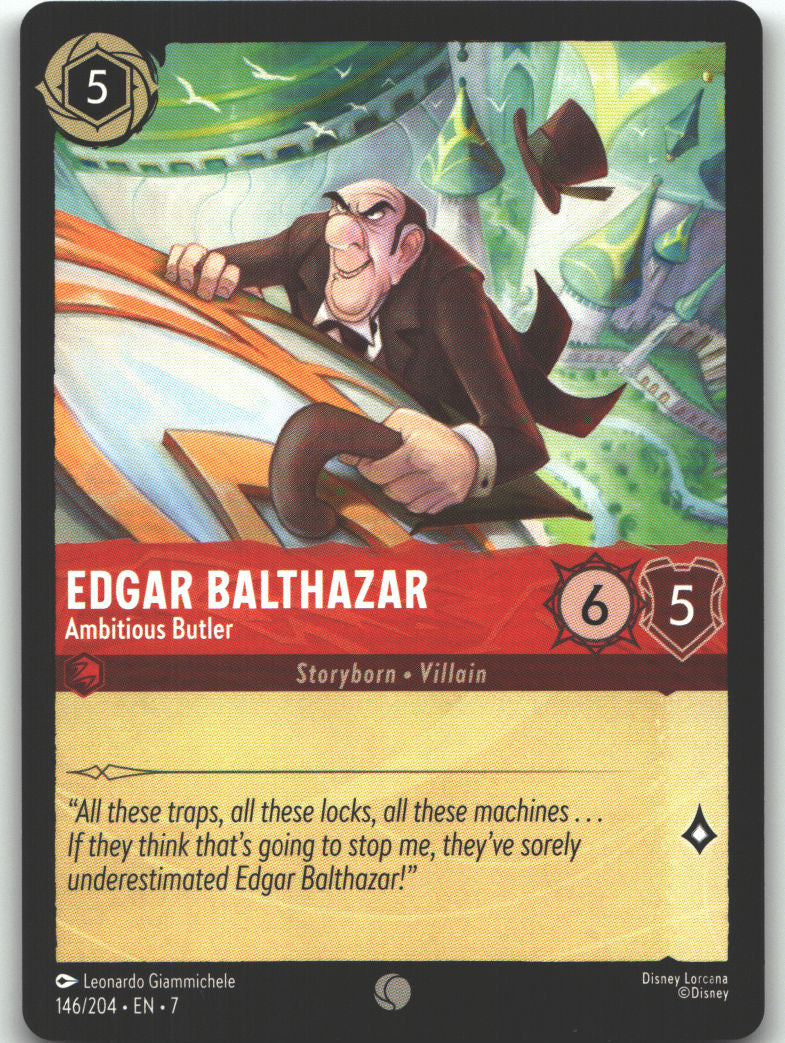 Edgar Balthazar - Ambitious Butler