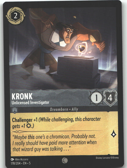 Kronk - Unlicensed Investigator