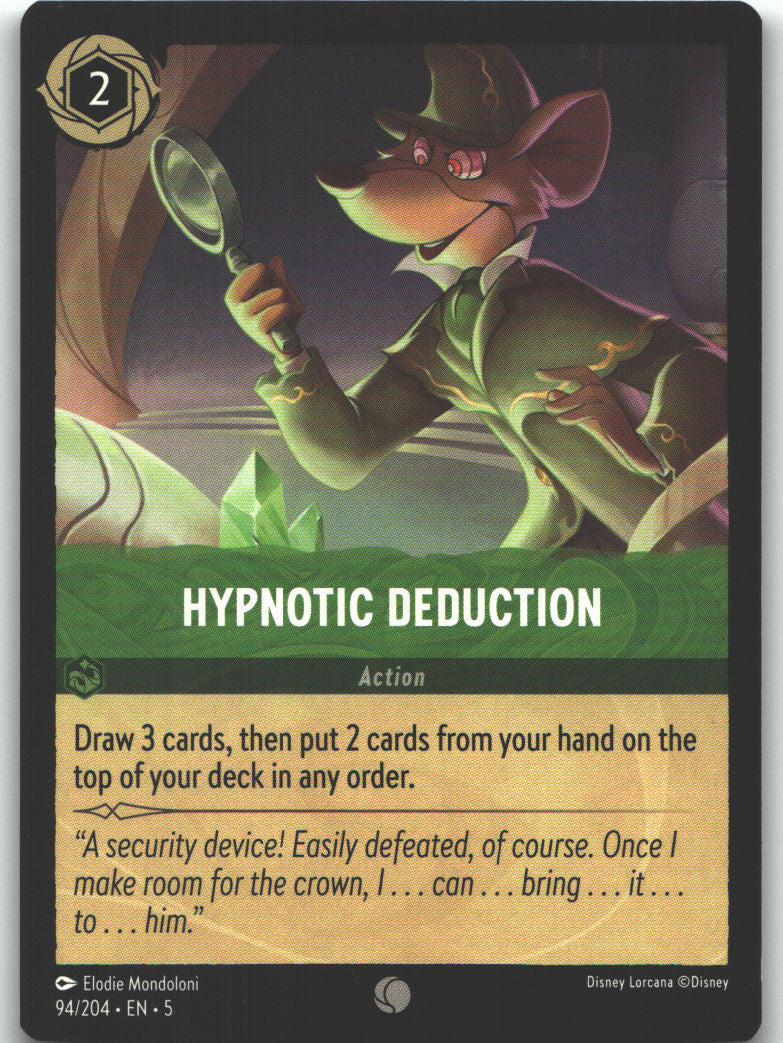 Hypnotic Deduction