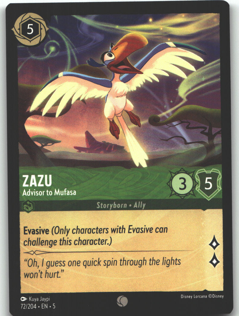 Zazu - Advisor to Mufasa
