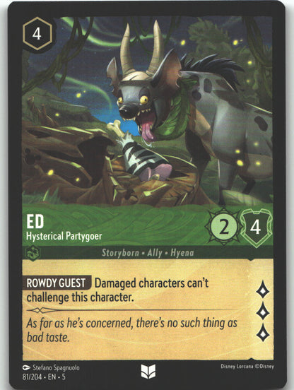 Ed - Hysterical Partygoer