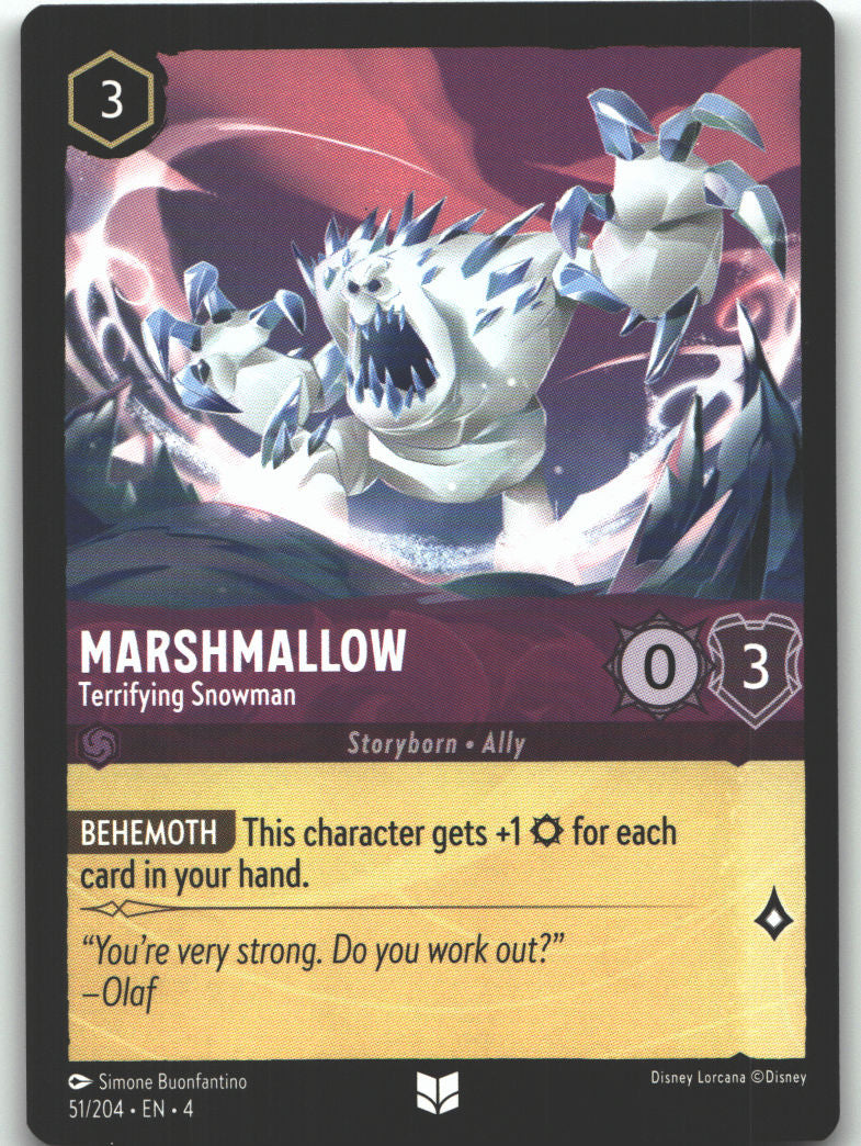 Marshmallow - Terrifying Snowman