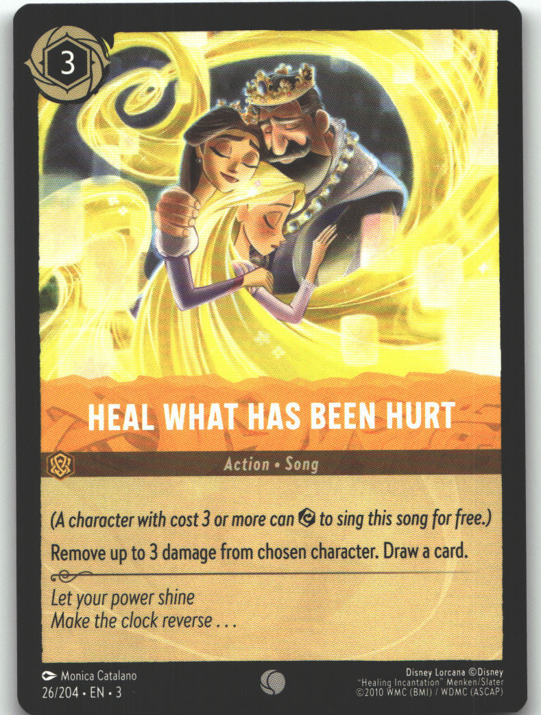 Heal What Has Been Hurt