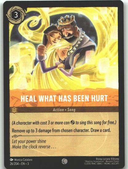 Heal What Has Been Hurt