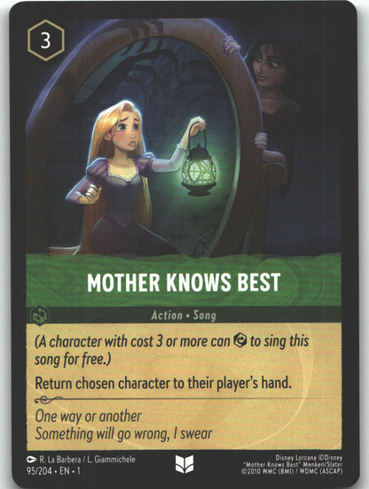 Mother Knows Best