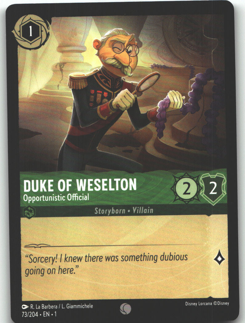 Duke of Weselton - Opportunistic Official