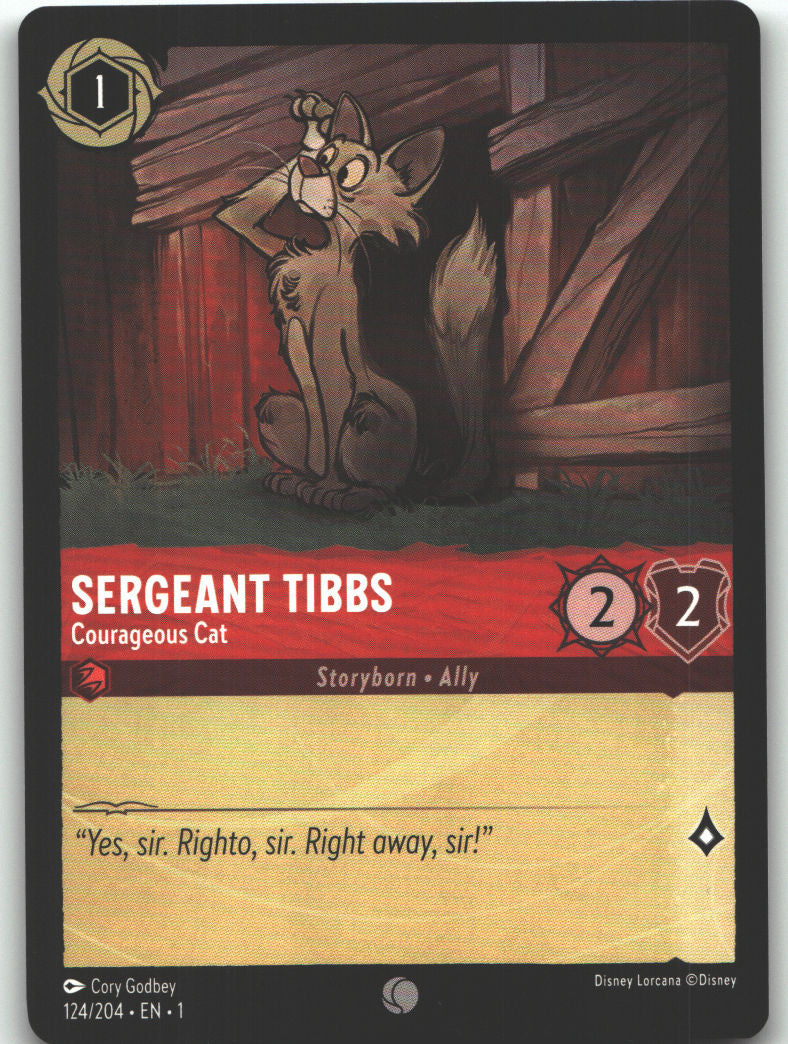 Sergeant Tibbs - Courageous Cat