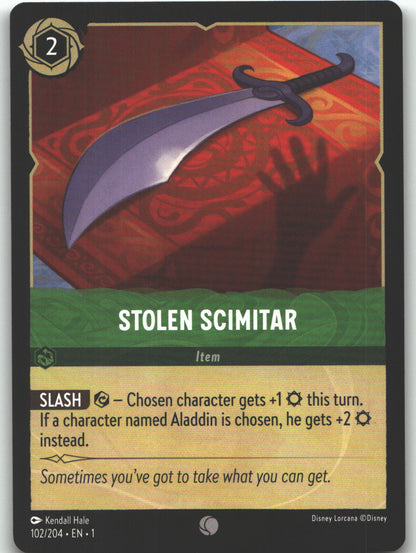 Stolen Scimitar