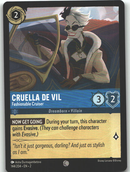 Cruella De Vil - Fashionable Cruiser