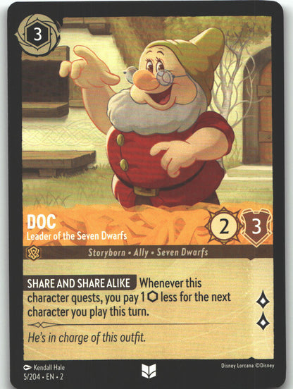 Doc - Leader of the Seven Dwarfs