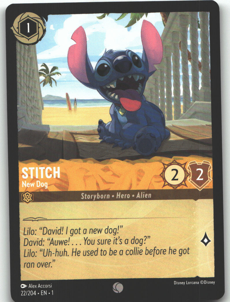 Stitch - New Dog