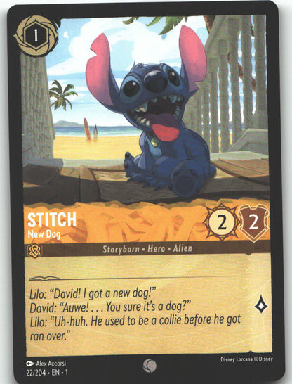 Stitch - New Dog