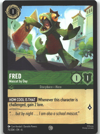 Fred - Mascot by Day
