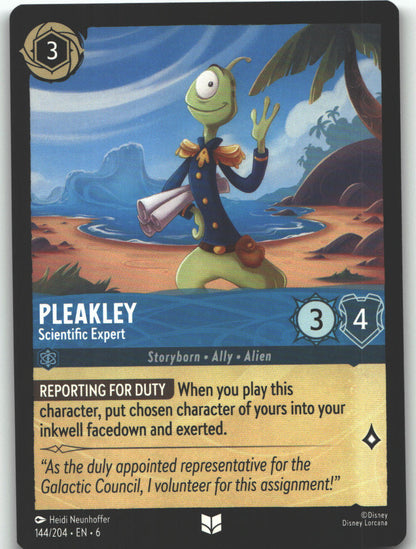 Pleakley - Scientific Expert