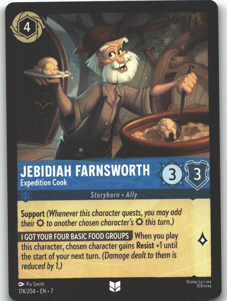 Jebidiah Farnsworth - Expedition Cook