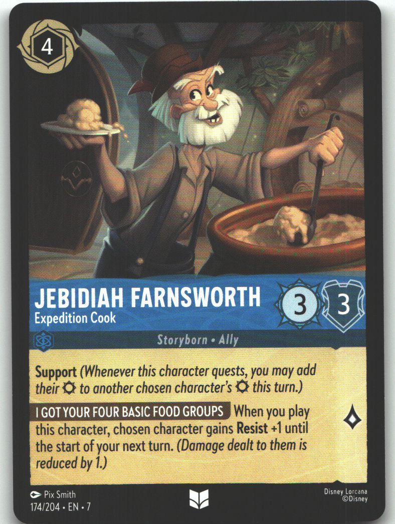Jebidiah Farnsworth - Expedition Cook