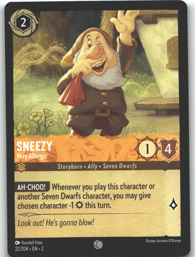 Sneezy - Very Allergic