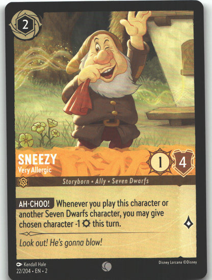 Sneezy - Very Allergic