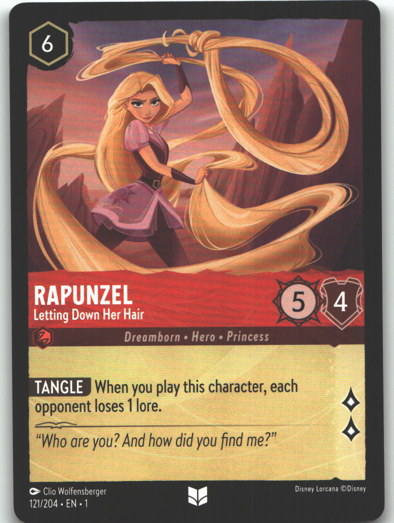 Rapunzel - Letting Down Her Hair