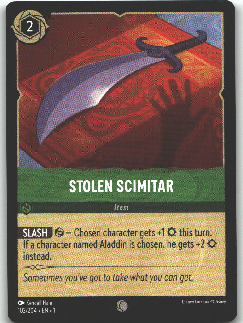Stolen Scimitar