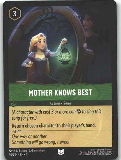 Mother Knows Best