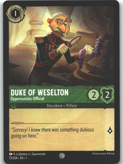 Duke of Weselton - Opportunistic Official