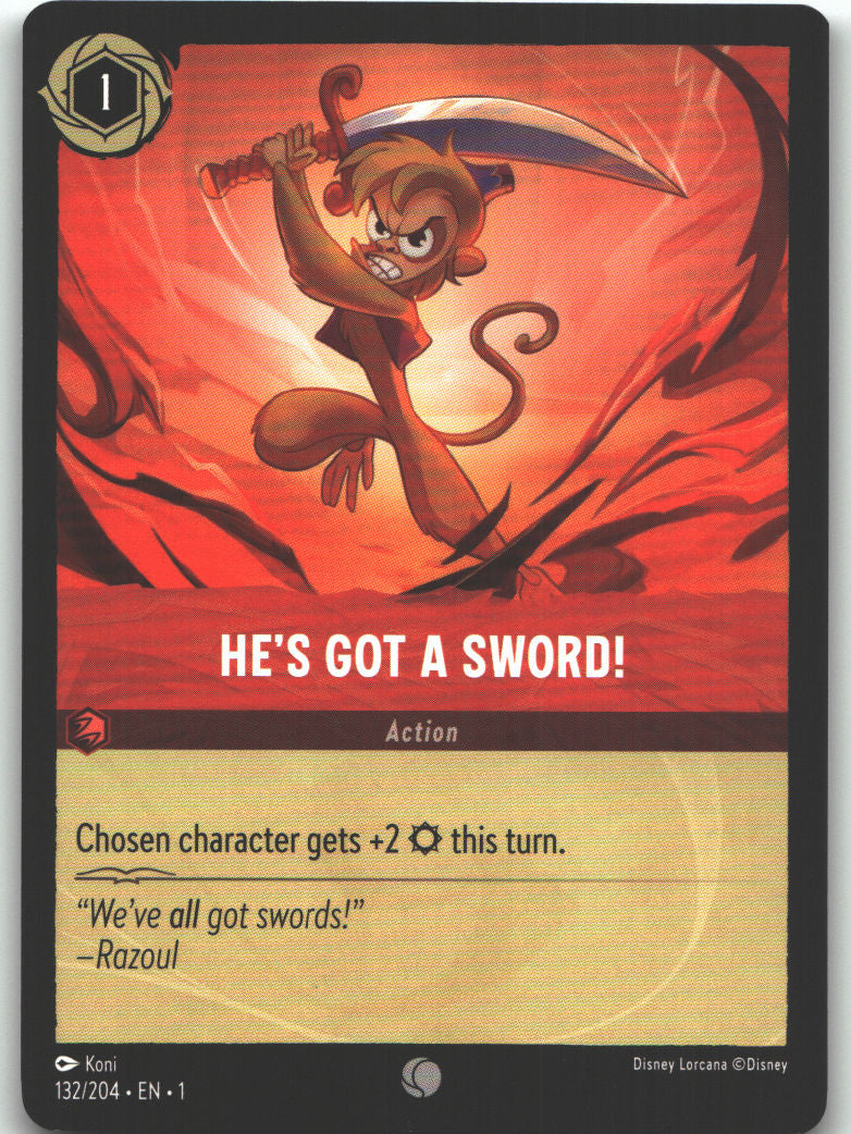 He's Got A Sword!