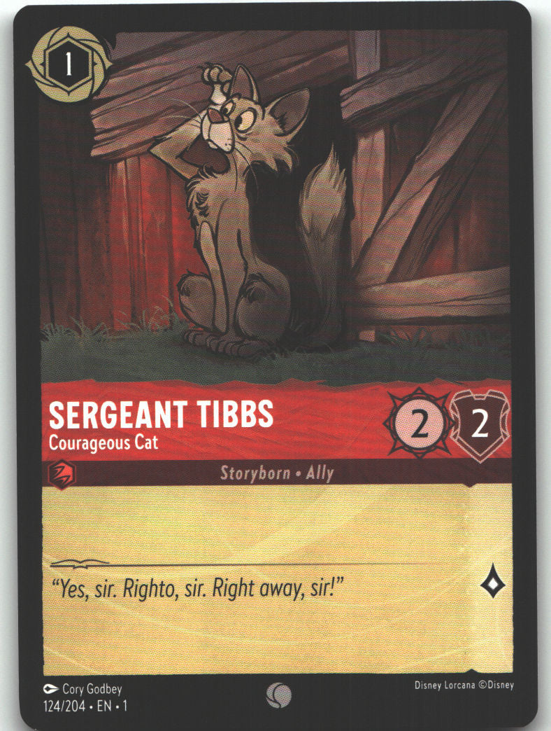 Sergeant Tibbs - Courageous Cat